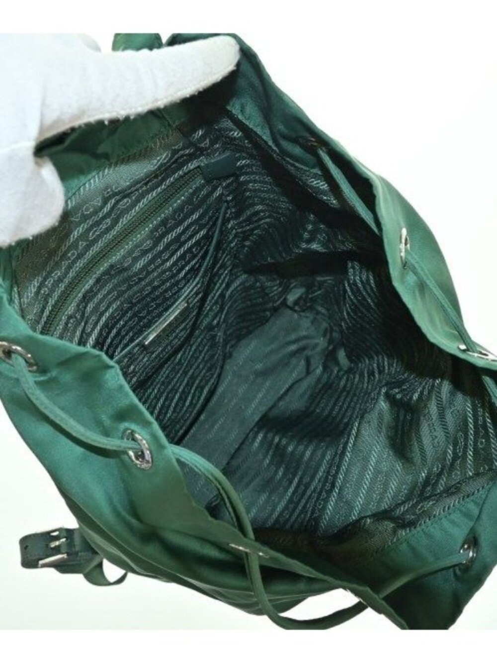 Prada Backpack Green - Picture 4 of 9